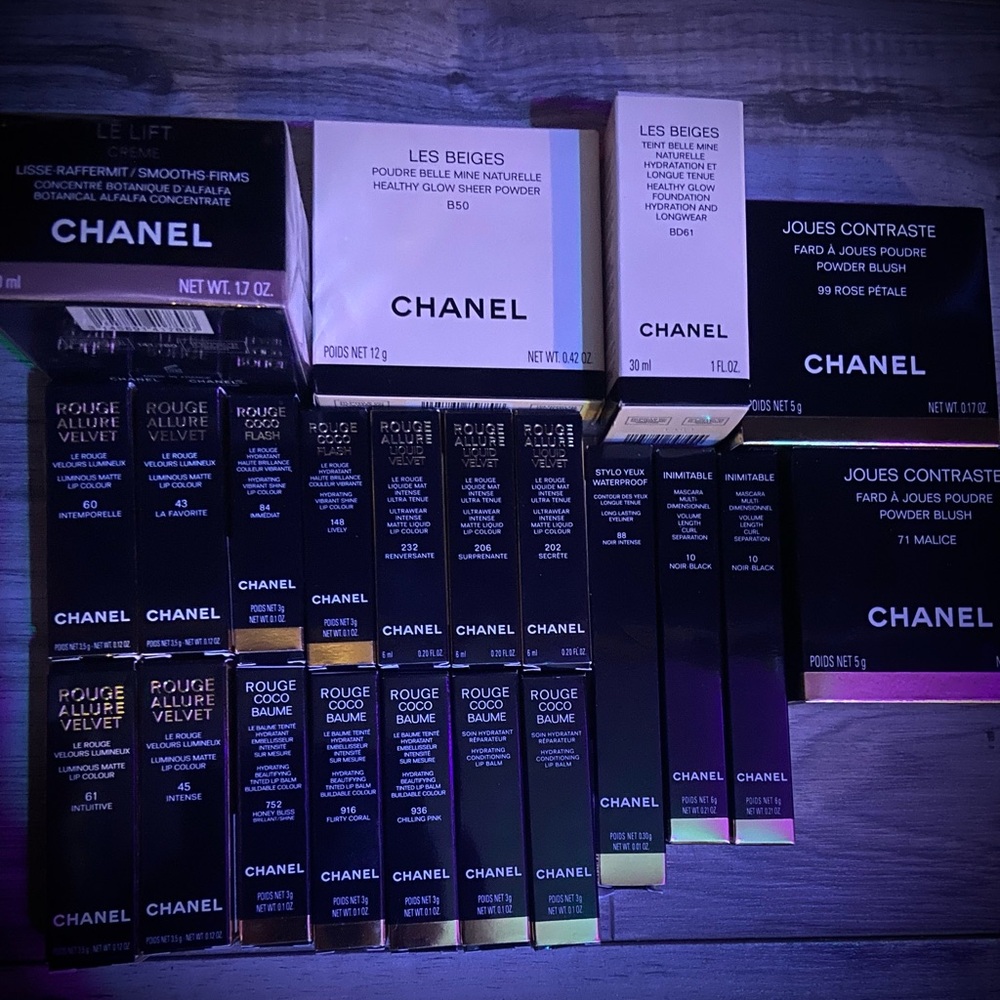Like to be tagged when I run CHANEL cosmetics